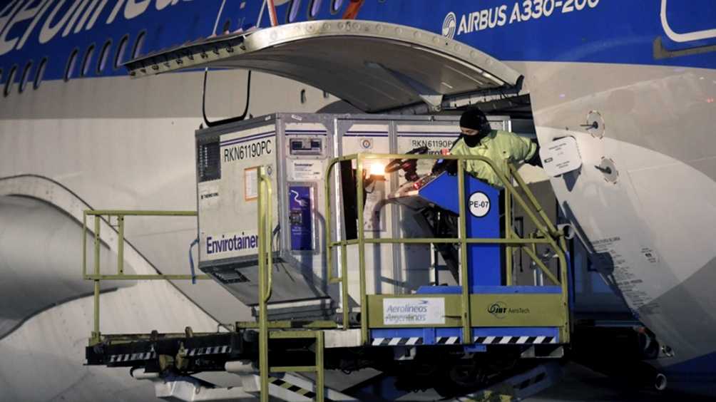 Llegan casi 3 millones de Sinopharm y Argentina supera las 63 millones de vacunas