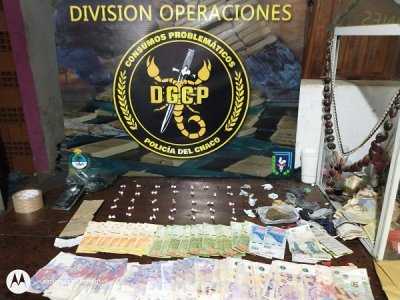 Secuestraron más de un millón de pesos y distintas drogas durante un allanamiento en Resistencia