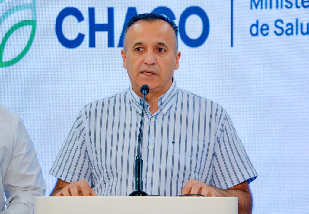 El ministro de salud, Sergio Rodríguez