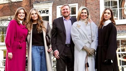 La reina maxima y su familia