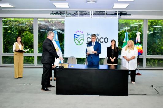 Sergio Lencovich y Alicia Torres como Defensor del Pueblo y Adjunta del Chaco