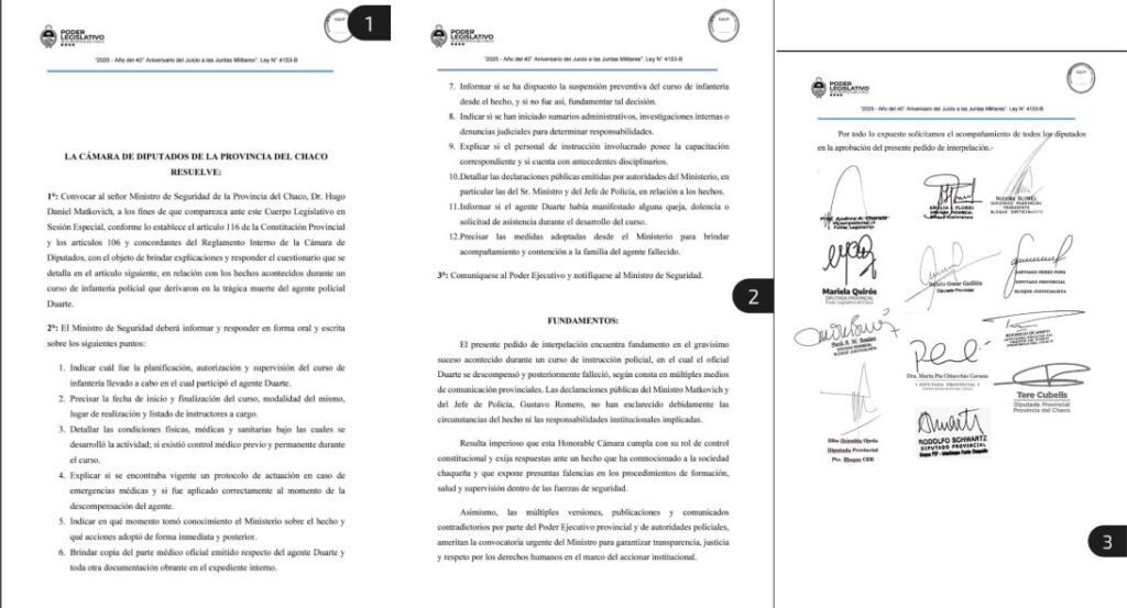 diputados caso Duarte, policia fallecido