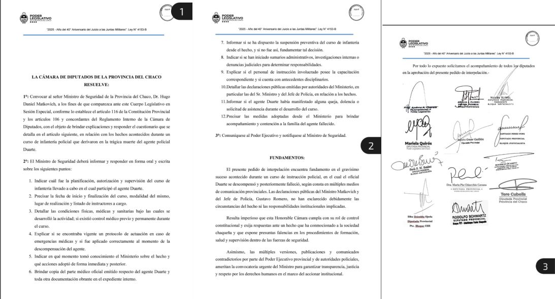 diputados caso Duarte, policia fallecido