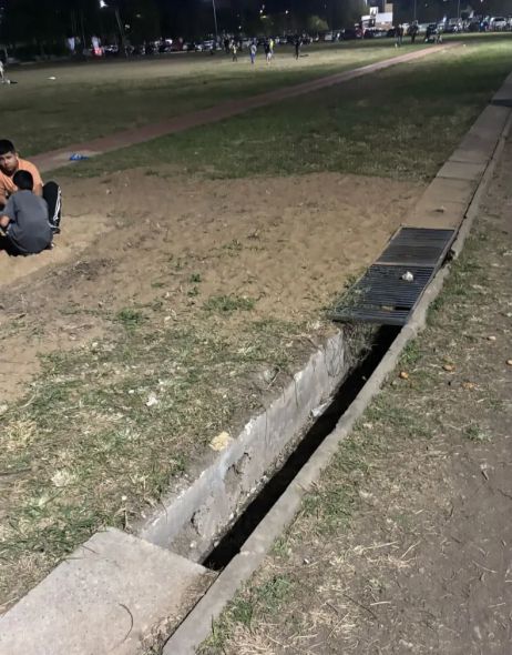 pozo ciego en el domo del centenario