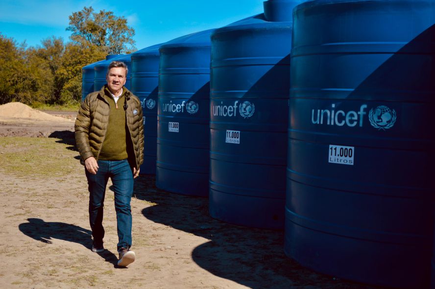 tanques de agua unicef