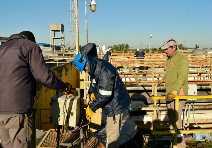 tareas en la planta de sameep n2 barranqueras