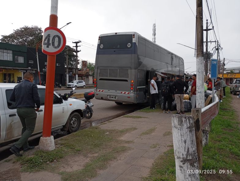 colectivo de larga distancia infraccion
