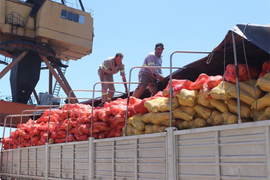 puerto de barranqueras carga de zapallo