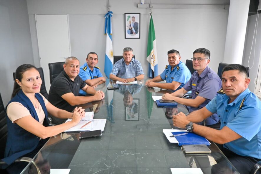 cupula policial y ministro de seguridad