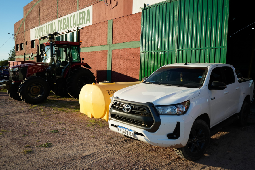 maquinarias para productores tabacaleros.