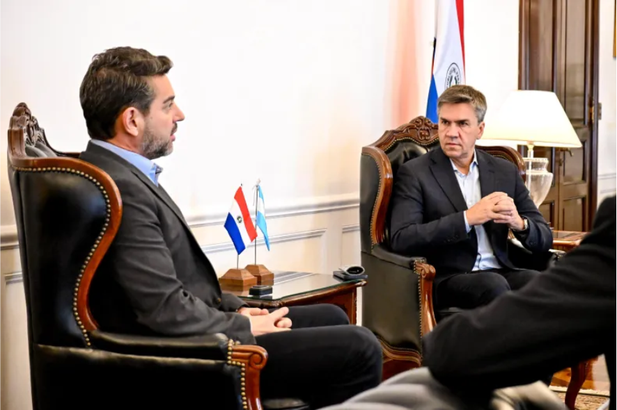 El gobernador del Chaco y el vicepresidente de Paraguay