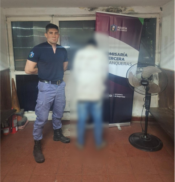 detenido por disturbios en la via publica