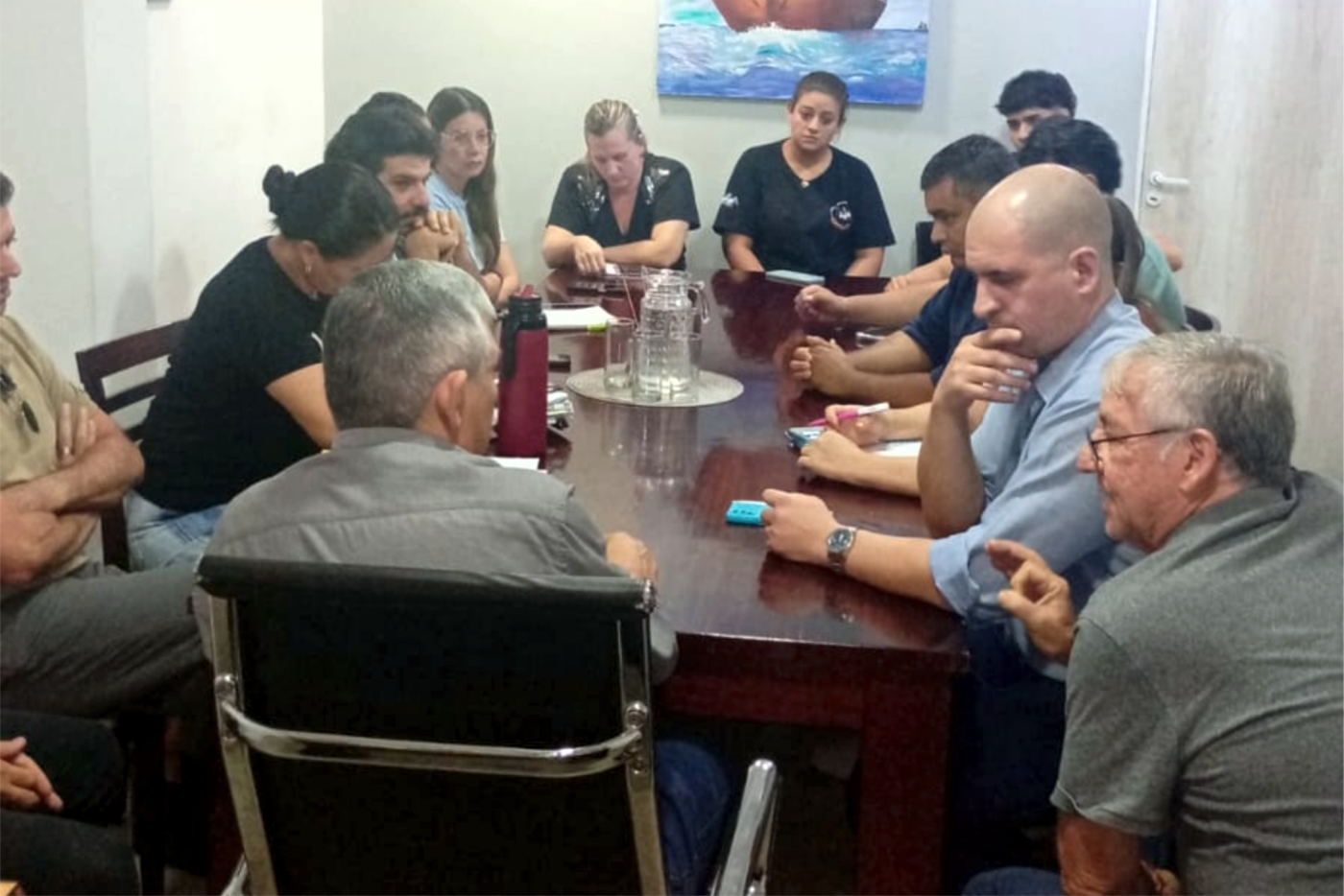 reunion con el intendente