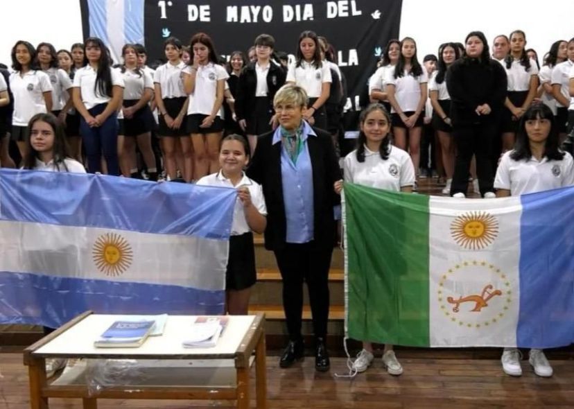 Educación - jura de bandera
