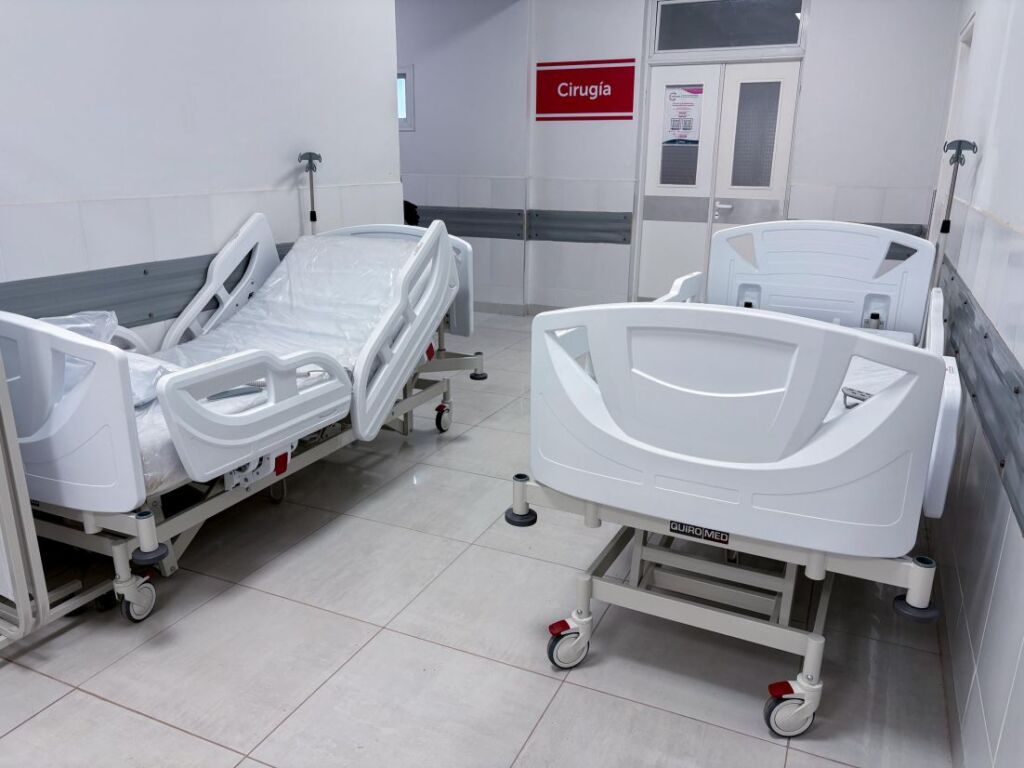 equipamiento para el hostpital san martín