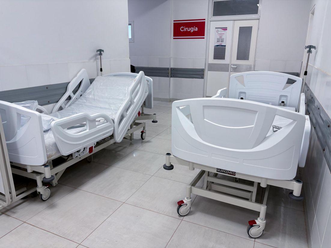 equipamiento para el hostpital san martín
