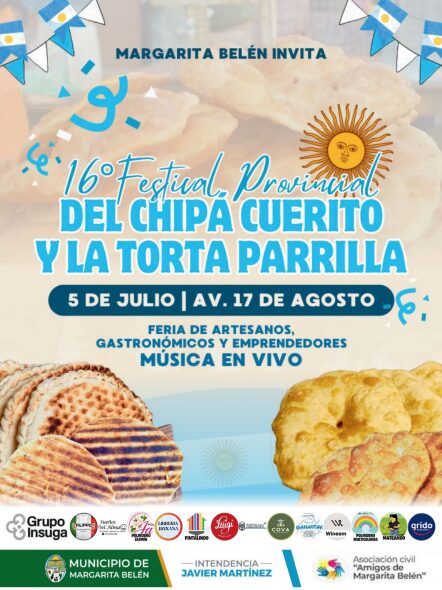 Feria torta parrilla y Chipa cuerito