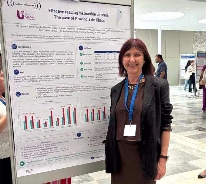Florencia Salvarezza, lingüista especializada en alfabetización y neurociencias aplicadas a la educación