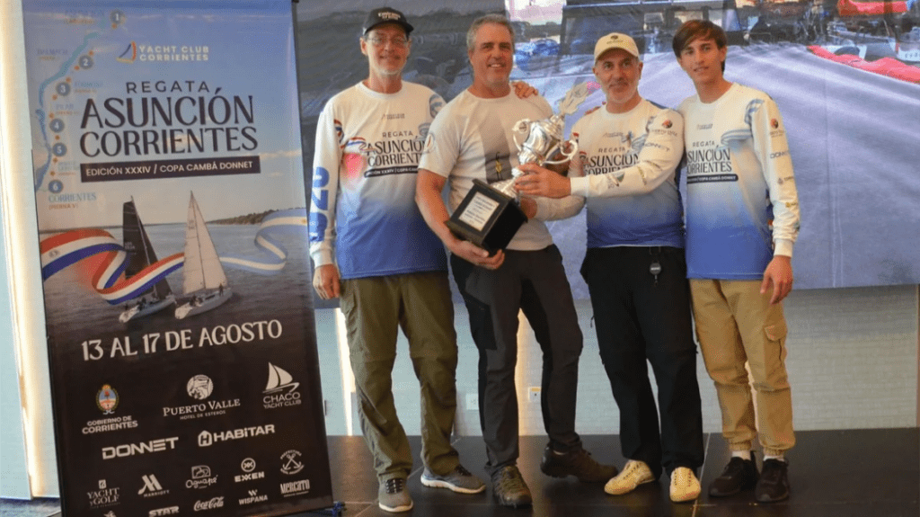 Omega ganó la tradicional Regata Asunción – Corrientes