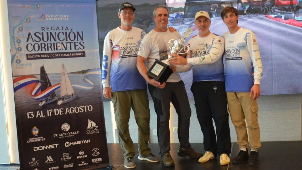 Omega ganó la tradicional Regata Asunción – Corrientes