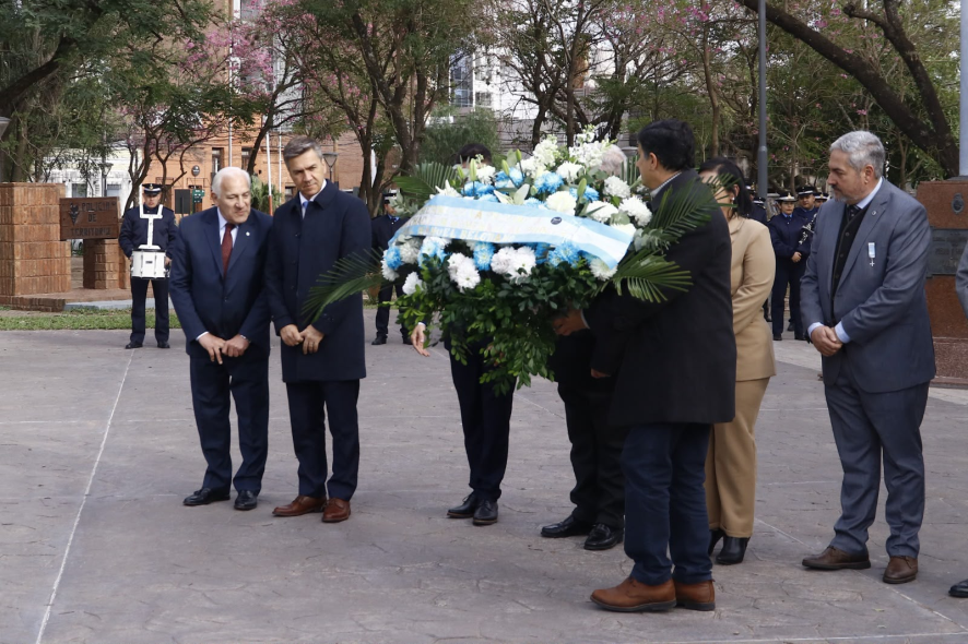 homenaje a Manuel Belgrano en los 75 años chaco