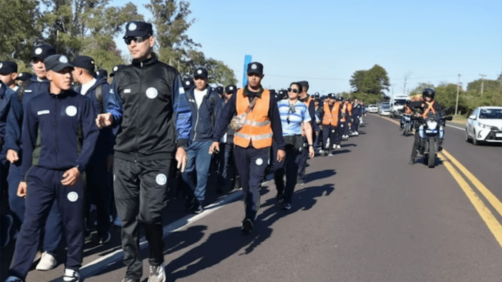 peregrinación de policias a itati