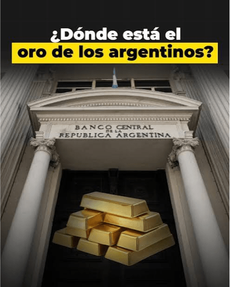 Donde esta el oro de argentina