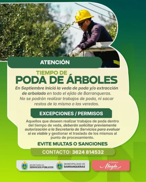 veda de arboles