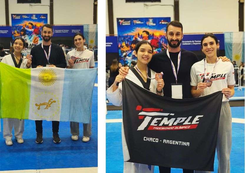 Doble podio para Chaco en el Torneo Pan Am Series de TaekWondo
