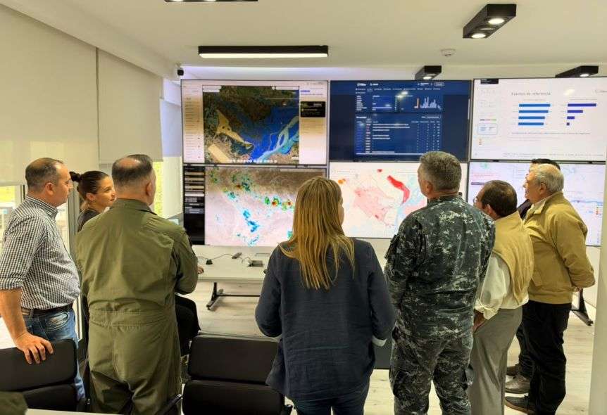 armada y fuerzas crecida del paraná