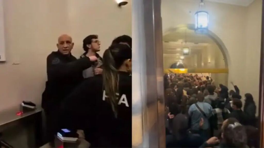 estudiantes tomaron la Secretaría de Educación