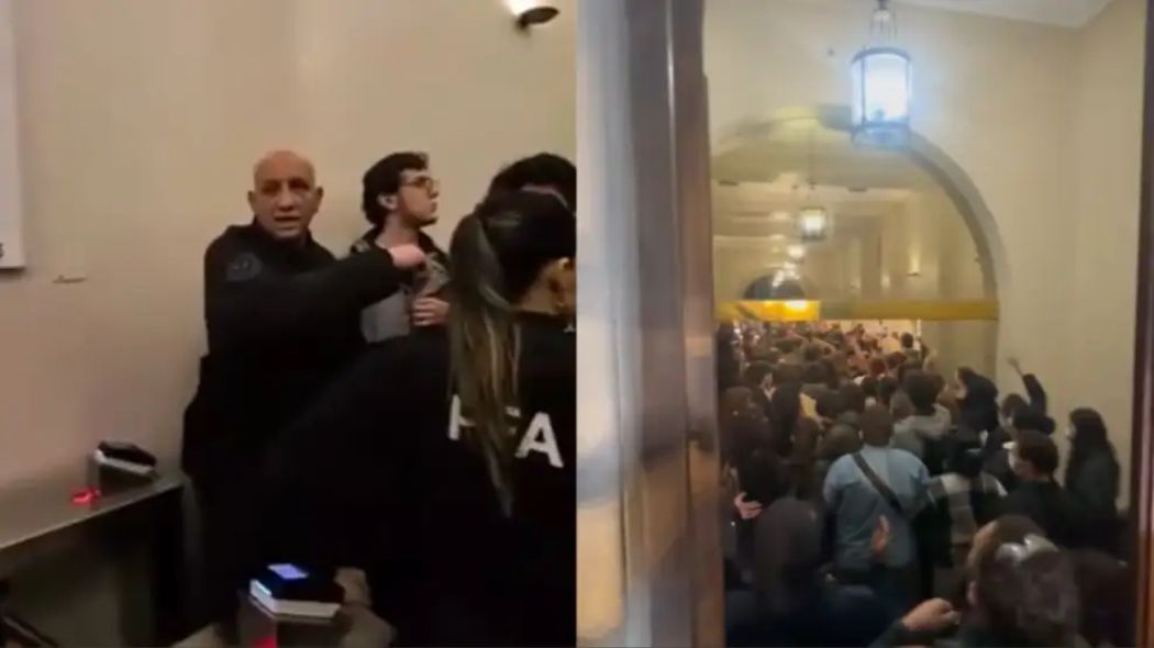 estudiantes tomaron la Secretaría de Educación