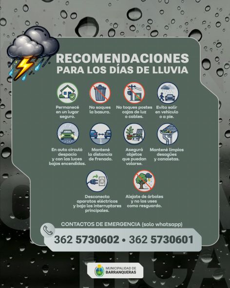 recomendaciones de lluvia